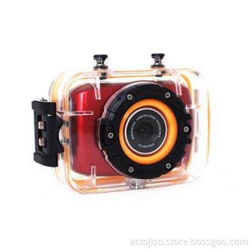 Multi Color Digital Sports Cameras 1080P 2'' Touch Screen H